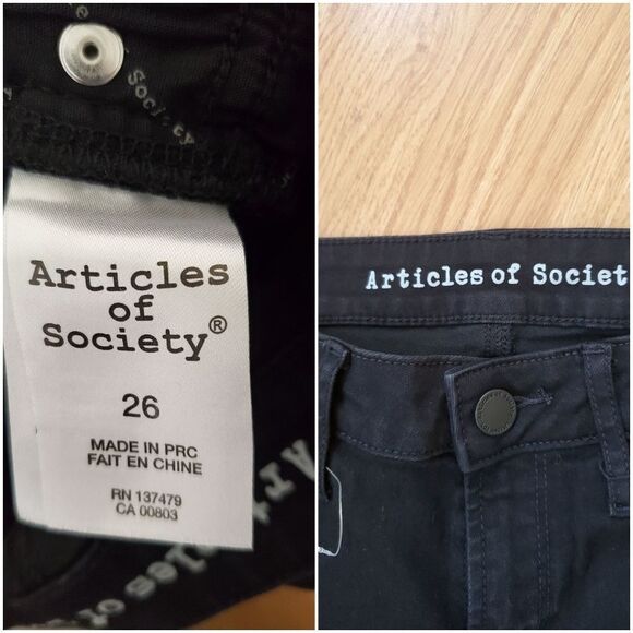 Articles of Society Mya Skinny Jeans sz 26 - Picture 7 of 8